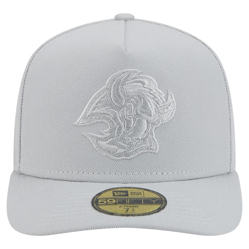 Casquette ajustée A-Frame 59FIFTY pour homme New Era avec pack de couleurs Buffalo Sabres gris