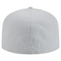 Casquette ajustée A-Frame 59FIFTY pour homme New Era avec pack de couleurs Buffalo Sabres gris