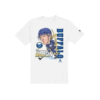 Men's New Era Rasmus Dahlin White Buffalo Sabres Graphic T-Shirt