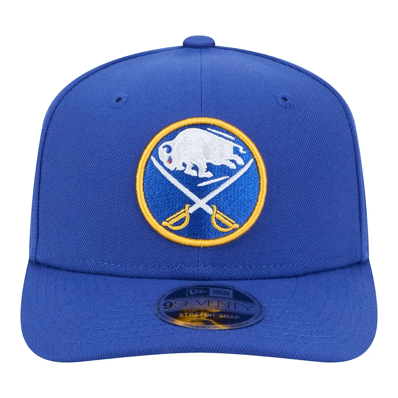 Men's New Era Royal Buffalo Sabres 9SEVENTY COOLERA Adjustable Hat
