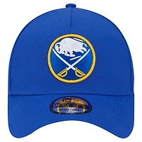 Men's New Era  Royal Buffalo Sabres Core A-Frame 9FORTY Adjustable Hat