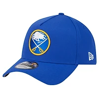 Men's New Era  Royal Buffalo Sabres Core A-Frame 9FORTY Adjustable Hat