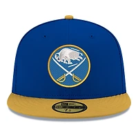 Men's New Era  Royal Buffalo Sabres Core Logo Two-Tone 59FIFTY Fitted Hat