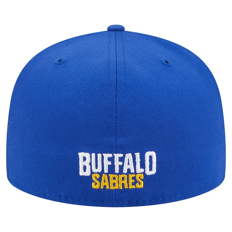 Casquette ajustée New Era Royal Buffalo Sabres Deceptor 59FIFTY pour homme