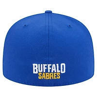 Casquette ajustée New Era Royal Buffalo Sabres Deceptor 59FIFTY pour homme