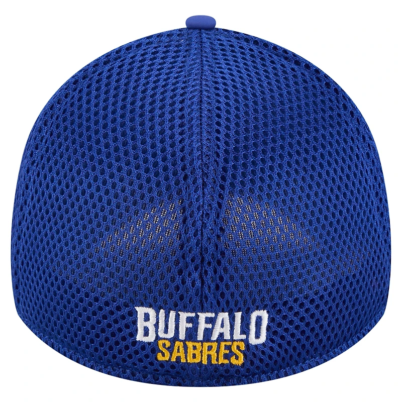Casquette linéaire 39THIRTY Flex Royal Buffalo Sabres de New Era pour homme