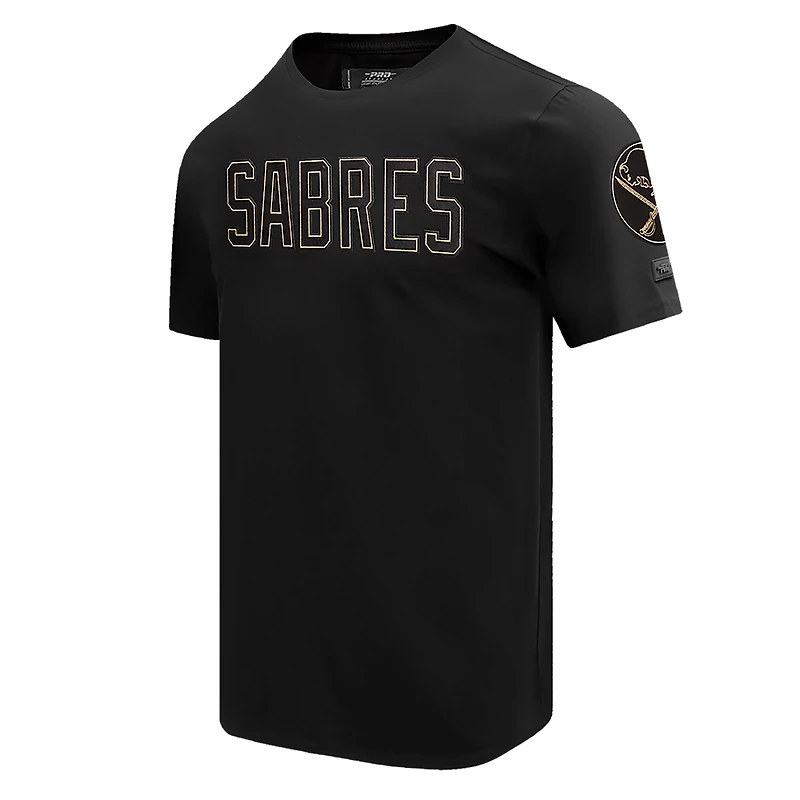 Men's Pro Standard Black Buffalo Sabres Wordmark T-Shirt