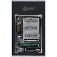 Owen Power Buffalo Sabres 2023 Upper Deck Employee Exclusive Metal Universe Precious Metal Gems #UD-OP SGC Authenticated 9 Card