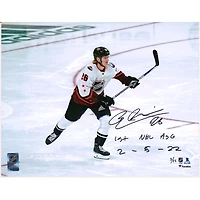 Photo de patinage autographiée de Rasmus Dahlin (Sabres de Buffalo), 11 x 35,5 cm, prise lors du Match des étoiles 2022. Inscription : « 1er Match des étoiles de la LNH, 5 février 2022 ». Édition limitée à 22 exemplaires.
