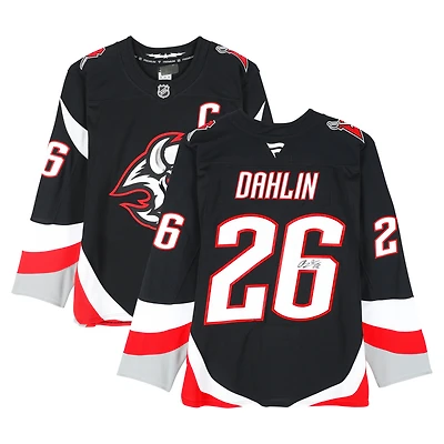 Rasmus Dahlin Buffalo Sabres Autographed Black Alternate Fanatics Premium Jersey