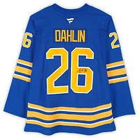 Rasmus Dahlin Buffalo Sabres Autographed Royal Fanatics Premium Jersey 