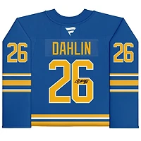 Rasmus Dahlin Buffalo Sabres Autographed Royal Fanatics Premium Jersey 