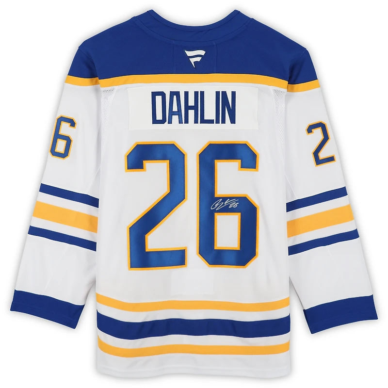 Rasmus Dahlin Buffalo Sabres Autographed White Fanatics Premium Jersey 
