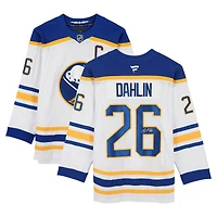 Rasmus Dahlin Buffalo Sabres Autographed White Fanatics Premium Jersey 