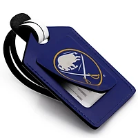 Royal Buffalo Sabres Personalized Leather Luggage Tag