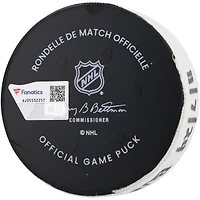 Sam Lafferty Buffalo Sabres Game-Used Goal Puck from November 7, 2024 vs. New York Rangers 