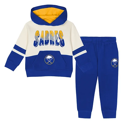 Toddler Outerstuff Royal Buffalo Sabres Chants and Cheers Fleece Hoodie Pants Set