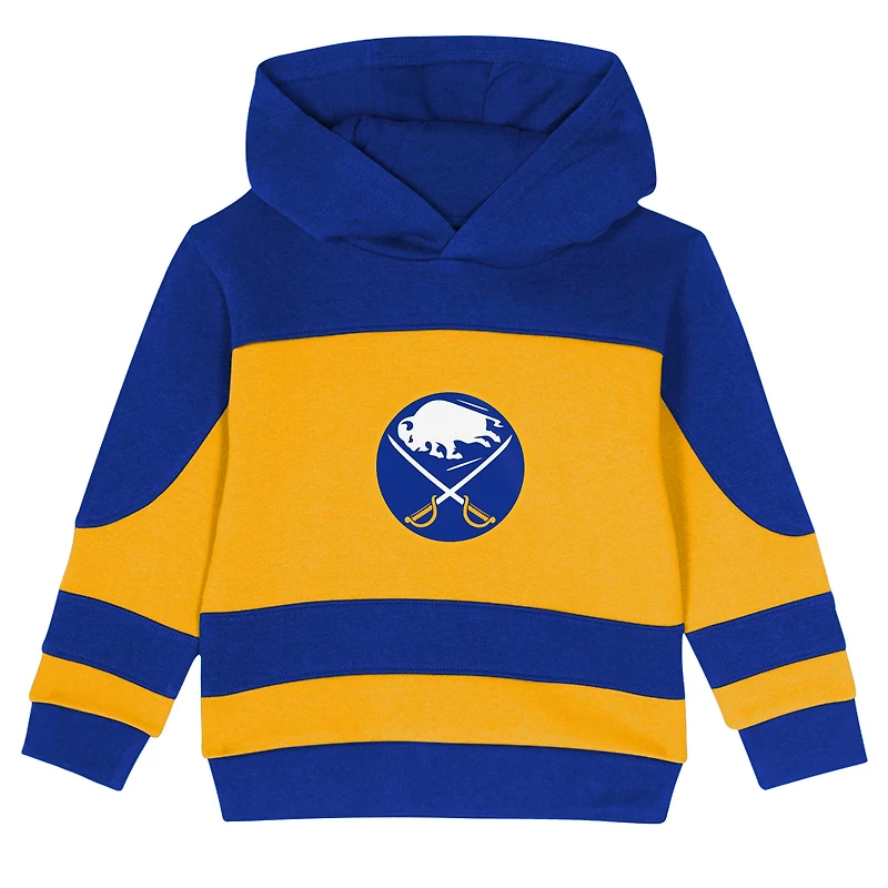 Ensemble sweat à capuche et pantalon de survêtement en polaire Puck Hero pour tout-petits Royal/Gold Buffalo Sabres