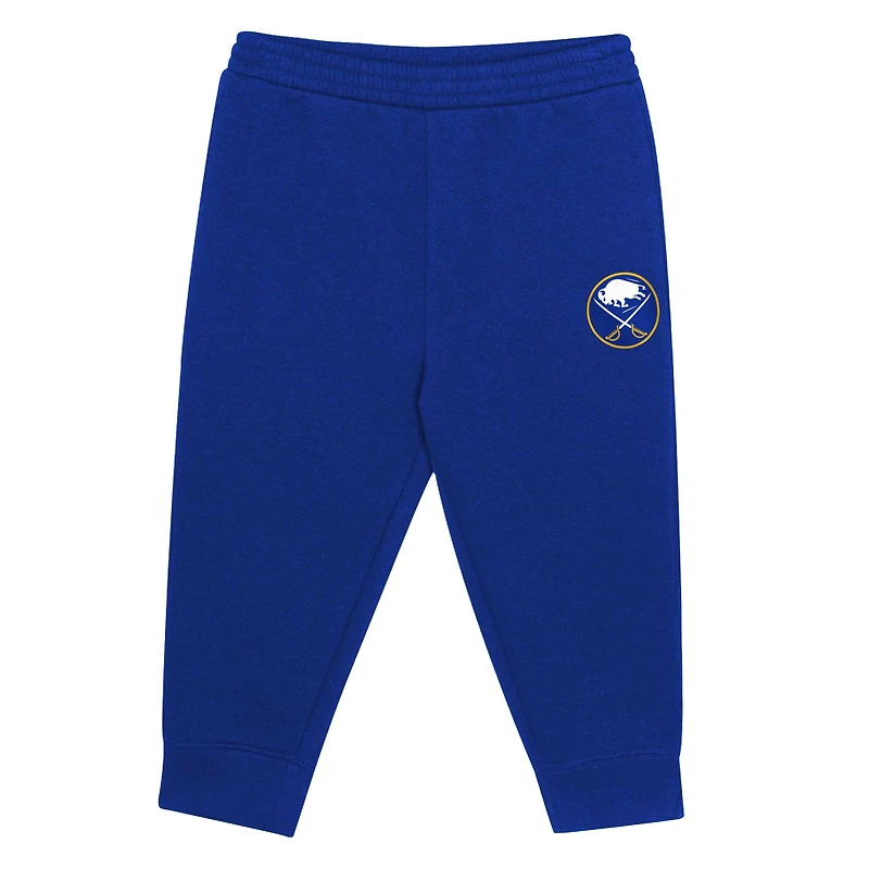 Ensemble sweat à capuche et pantalon de survêtement en polaire Puck Hero pour tout-petits Royal/Gold Buffalo Sabres