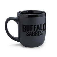 Mug en céramique noire ton sur ton WinCraft Buffalo Sabres 17 oz