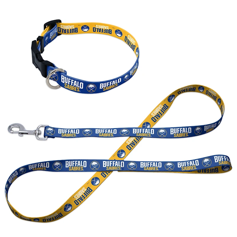 Ensemble laisse et collier pour animaux de compagnie WinCraft Buffalo Sabres