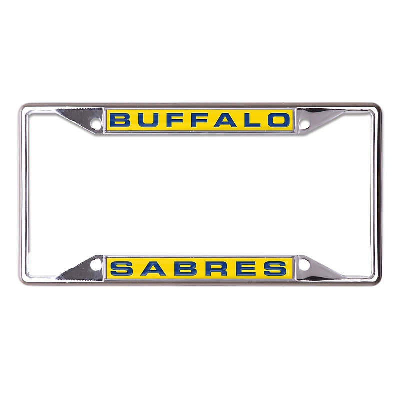 Cadre de plaque d'immatriculation en métal imprimé WinCraft Buffalo Sabres