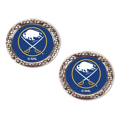 WinCraft Buffalo Sabres Round Team Post Earring