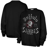 Sweat-shirt oversize pour femme '47 Black Buffalo Sabres Circle Change Stars