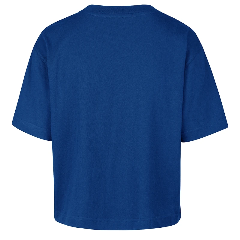 Women's '47 Royal Buffalo Sabres Vibe Check Reed City Cropped T-Shirt