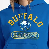Sweat à capuche Champion Royal Buffalo Sabres Arched Pill Box pour femme