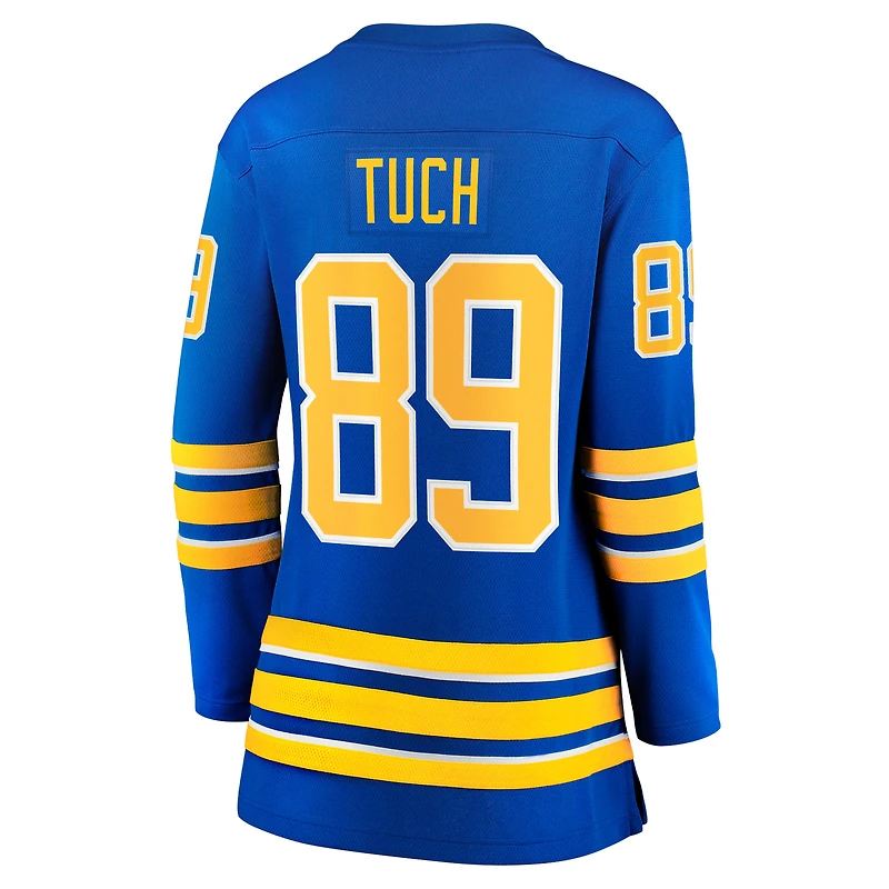 Maillot de joueur échappé à domicile Fanatics Alex Tuch Royal Buffalo Sabres pour femmes