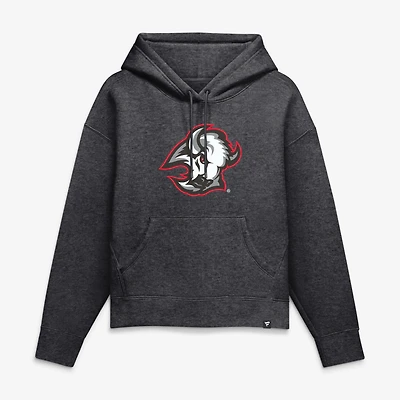 Women's Fanatics Heather Charcoal Buffalo Sabres Competition Legacy Hoodie