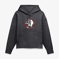 Women's Fanatics Heather Charcoal Buffalo Sabres Competition Legacy Hoodie