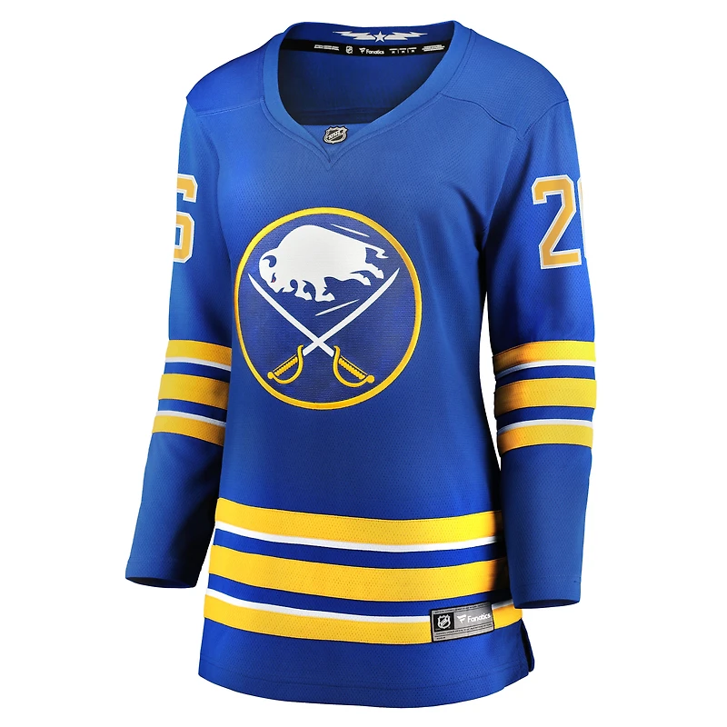 Maillot Fanatics Rasmus Dahlin Royal Buffalo Sabres Home Breakaway pour femmes