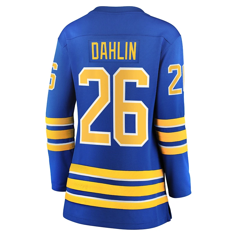 Maillot Fanatics Rasmus Dahlin Royal Buffalo Sabres Home Breakaway pour femmes