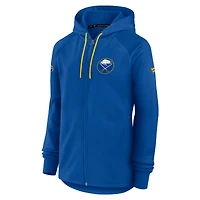 Veste polaire entièrement zippée Fanatics Royal Buffalo Sabres Authentic Pro Rink pour femme