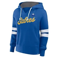 Sweat à capuche surdimensionné Seize pour femmes Fanatics Royal Buffalo Sabres