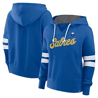 Sweat à capuche surdimensionné Seize pour femmes Fanatics Royal Buffalo Sabres