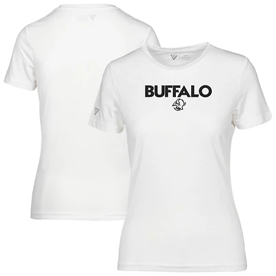 T-shirt capsule Maddox City pour femme des Sabres de Buffalo blanc Levelwear