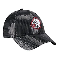 Women's New Era  Black Buffalo Sabres Sequin 9FORTY Adjustable Hat