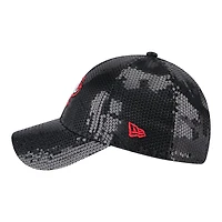 Women's New Era  Black Buffalo Sabres Sequin 9FORTY Adjustable Hat