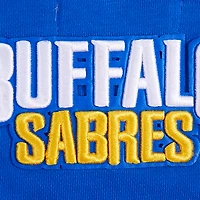 Women's Pro Standard  Royal Buffalo Sabres Area Code Cropped Pullover Sweatshirt