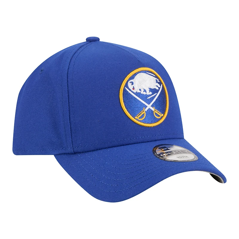 Youth New Era Royal Buffalo Sabres 9FORTY A-Frame Adjustable Hat