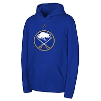Youth Outerstuff Royal Buffalo Sabres Primary Logo Pullover Hoodie