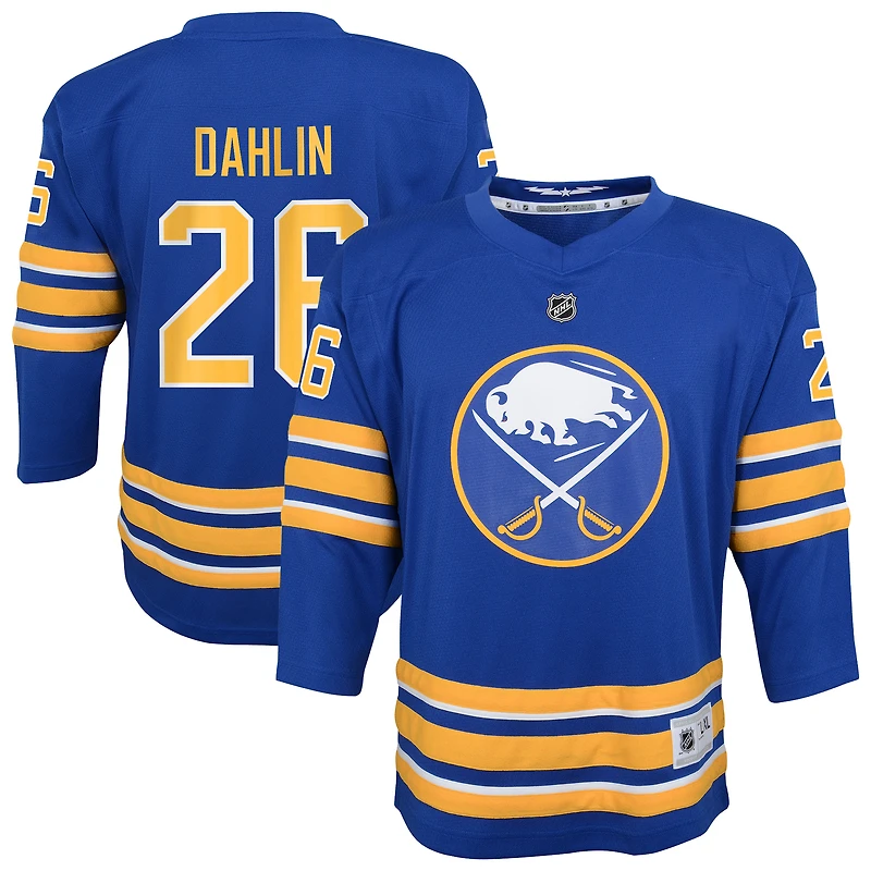 Maillot de joueur à domicile réplique la marine Rasmus Dahlin pour jeunes Buffalo Sabres