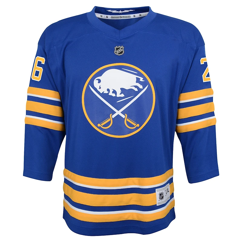 Maillot de joueur à domicile réplique la marine Rasmus Dahlin pour jeunes Buffalo Sabres
