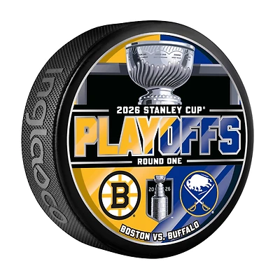 Buffalo Sabres contre Boston Bruins : match de hockey du premier tour des séries éliminatoires de la Coupe Stanley 2026 (Inglasco)