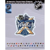 Écusson de maillot de l'emblème national de la Classique d'hiver de la LNH 2018 des Sabres de Buffalo contre les Rangers de New York