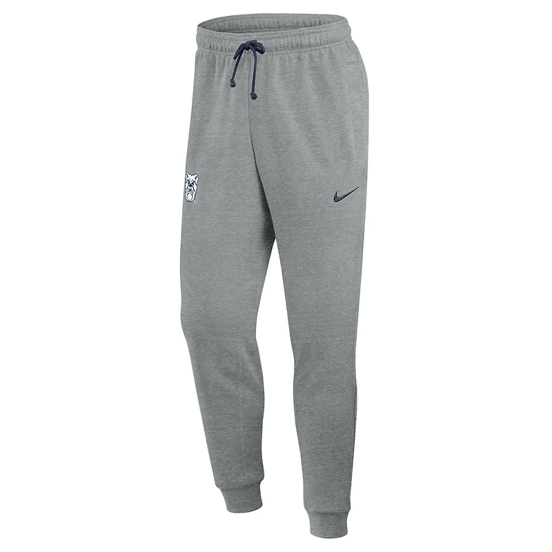 Pantalon de survêtement Nike Heather Gray Butler Bulldogs pour homme, coupe fuselée, entraînement basketball Dri-FIT