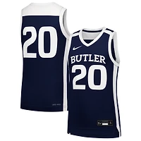 Maillot de basket-ball réplique Nike #20 Navy Butler Bulldogs pour jeunes